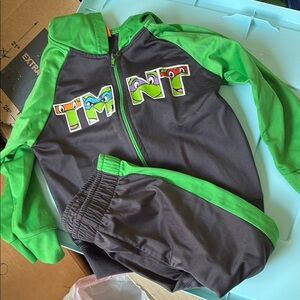 Nickelodeon TMNT Green and Black Kids Matching Set